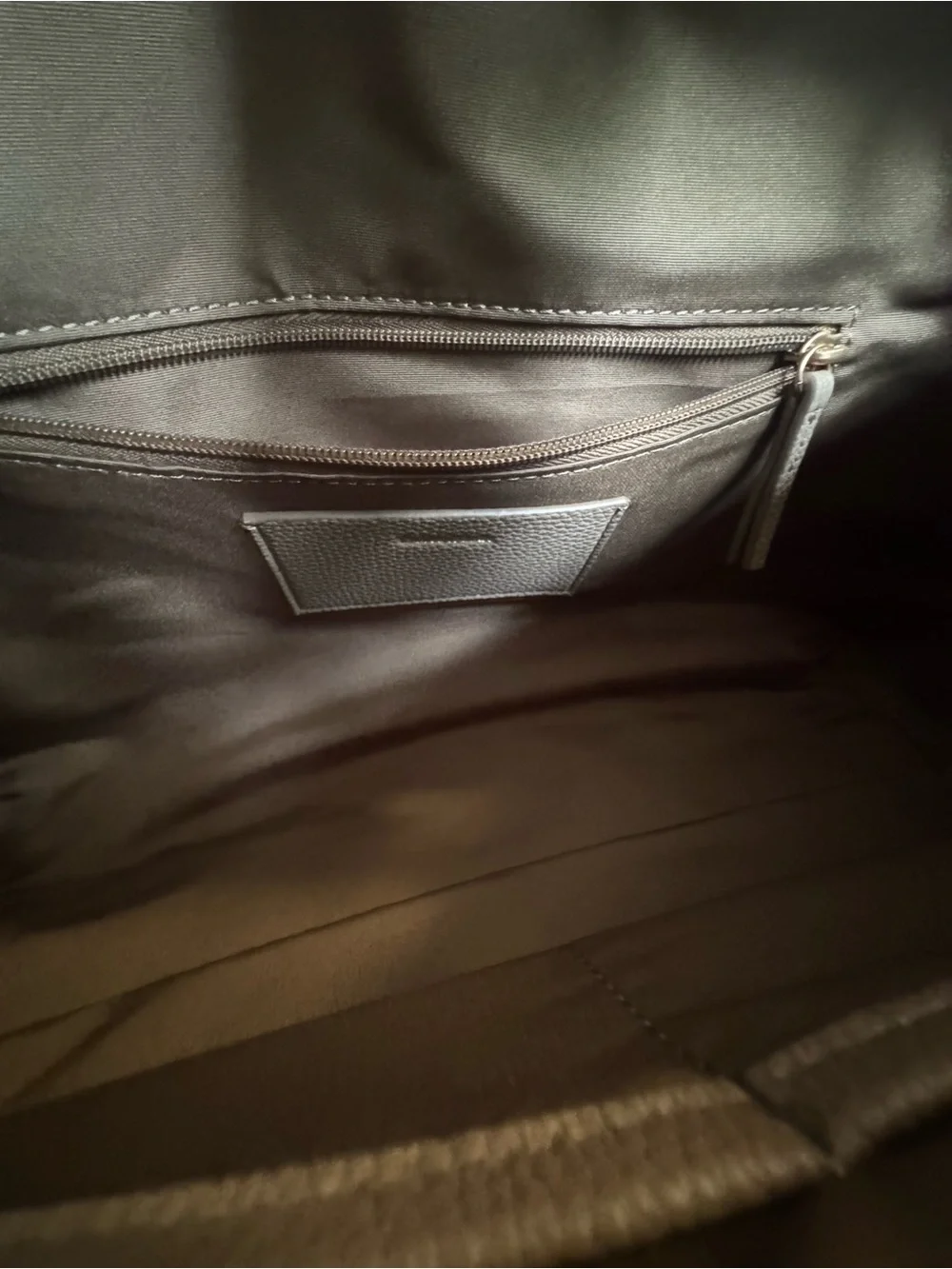 Calvin Klein Pebbled Tote Bag in Taupe